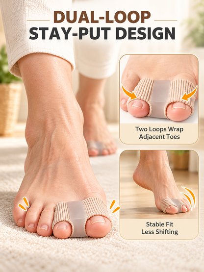 🦶 Foot Care Deal – 6-Piece Gel Toe Separator Set ✨ Flexible Spacers for Comfortable Daily Wear, Yoga & Relaxation 💆