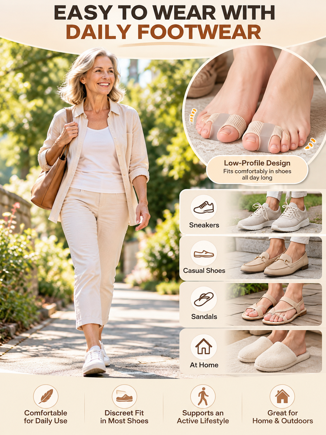 🦶 Foot Care Deal – 6-Piece Gel Toe Separator Set ✨ Flexible Spacers for Comfortable Daily Wear, Yoga & Relaxation 💆