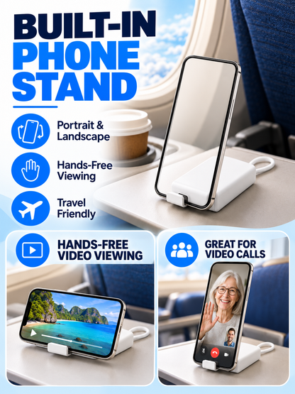 ⚡ Tech Travel Deal – Pocket Multi-Connector USB Hub 🔌 USB-C, Lightning & Micro-USB Adapters with Fast Charging, Card Storage & Phone Stand ✨