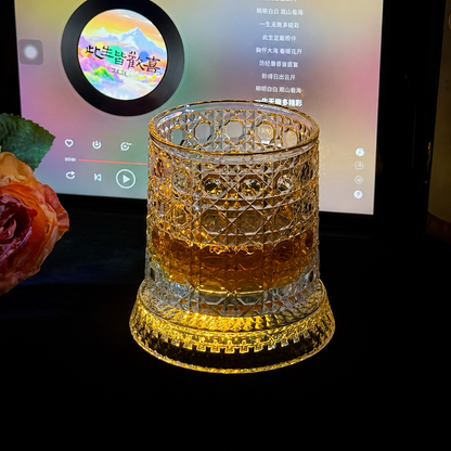 360° Rotating Crystal Glass Cup – The Fun Drinkware That Won’t Tip Over