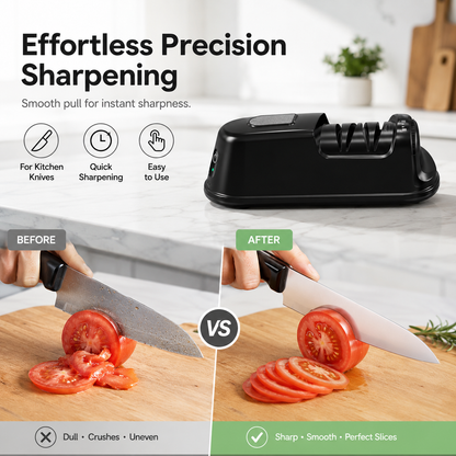 🔪49% OFF TODAY⚡ 3-Stage Electric & Manual Knife Sharpener