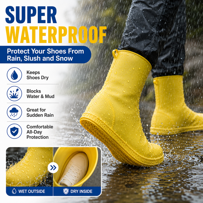 Thick Wear-Resistant Waterproof Shoe Cover