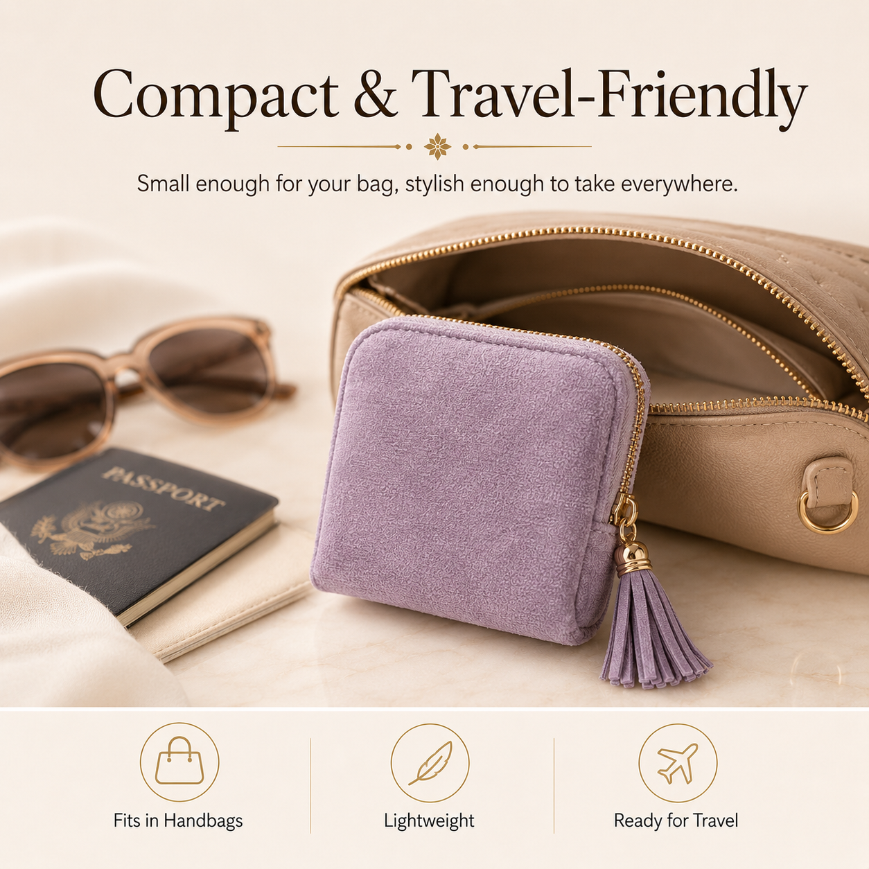 BUY 1 GET 1 FREE 🔥Jewelry zippered pocket case Travel Jewelry Bag Portable Organizer