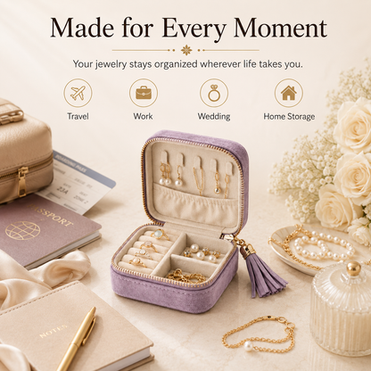 BUY 1 GET 1 FREE 🔥Jewelry zippered pocket case Travel Jewelry Bag Portable Organizer