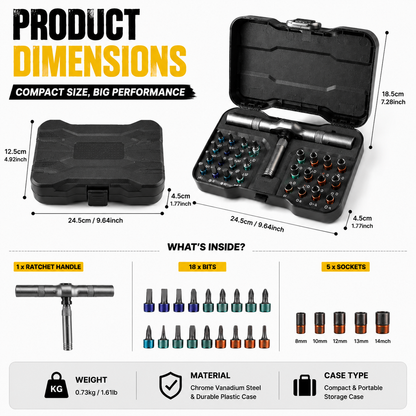 🔧 Stop Struggling With Loose Screws — This 1 Kit Does It All.
