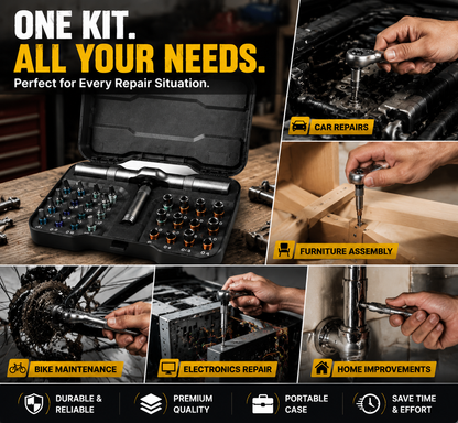 🔧 Stop Struggling With Loose Screws — This 1 Kit Does It All.