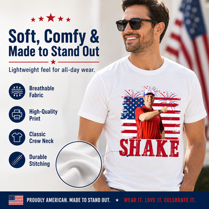 🇺🇸🔥2 - PACK Shake and Bake 4th Of July T-Shirt