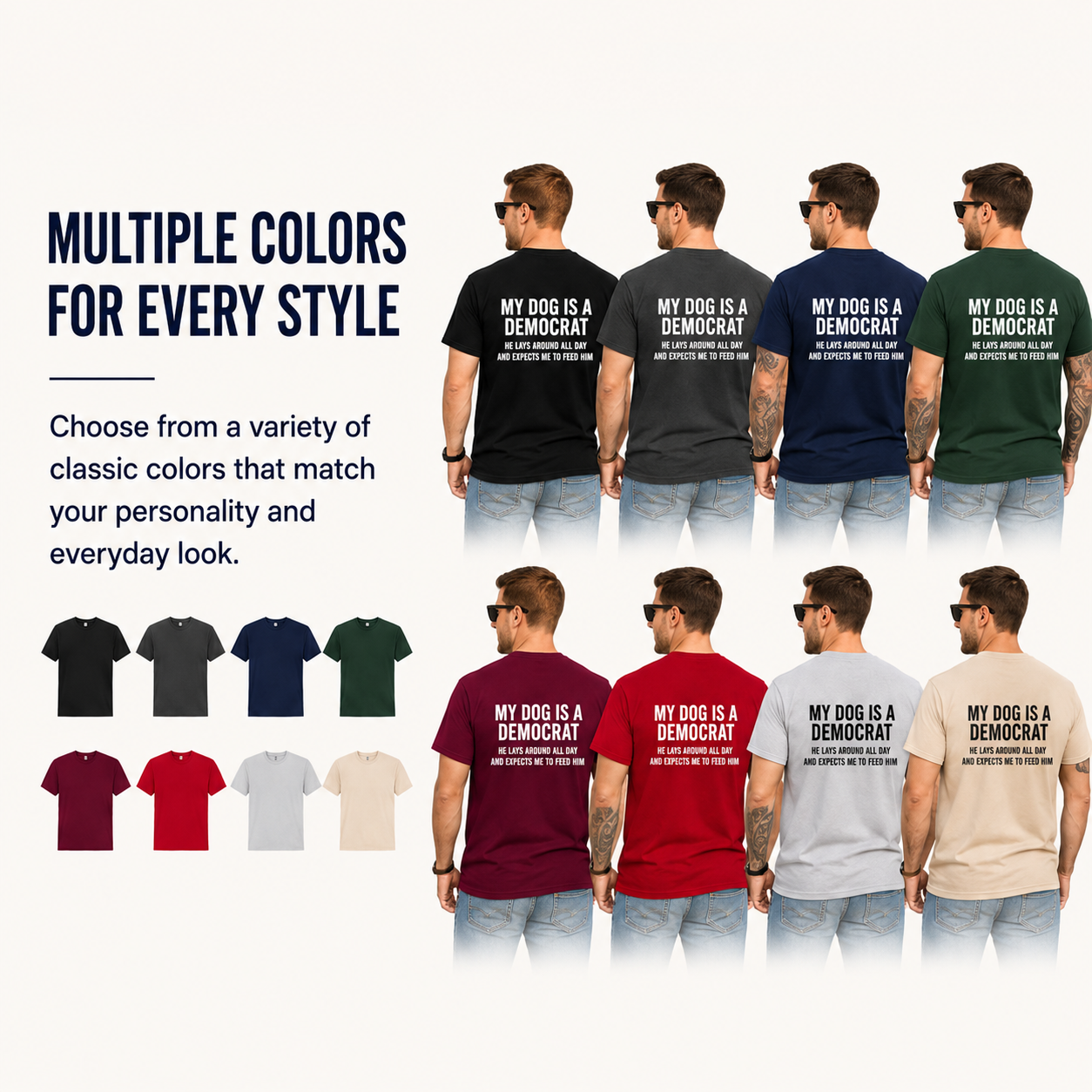 🔥Best Seller | My Dogs Is A Democr T-Shirt