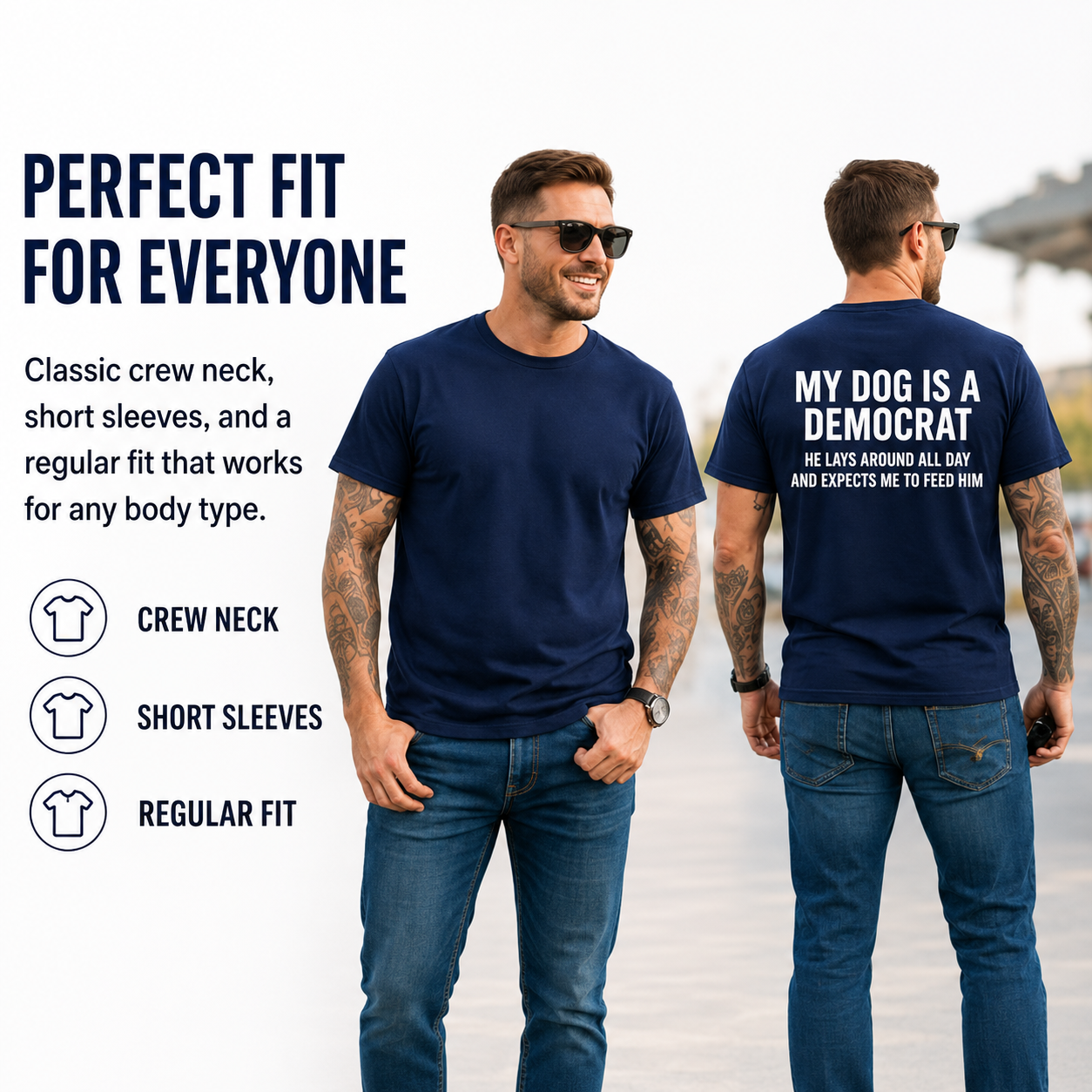 🔥Best Seller | My Dogs Is A Democr T-Shirt