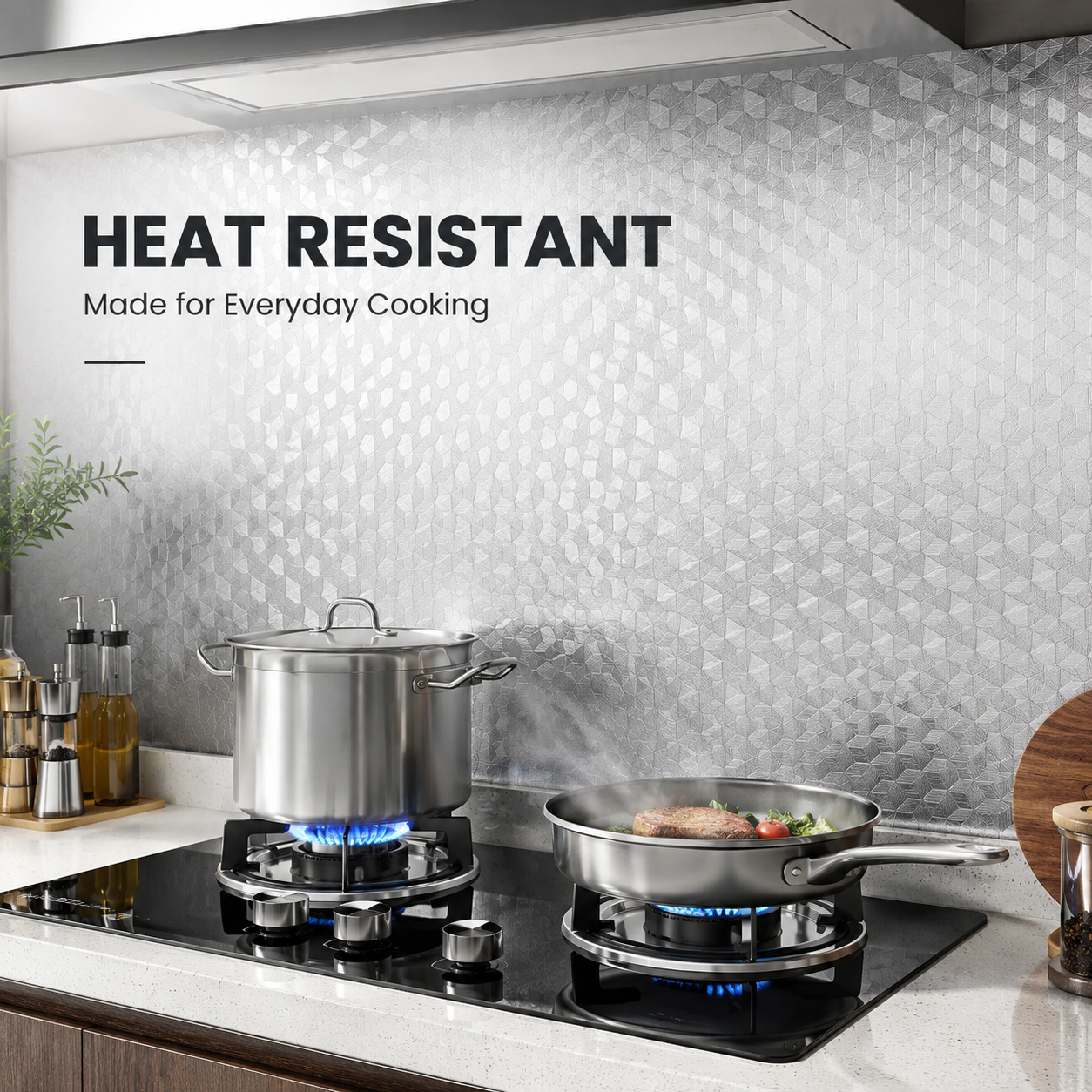 💧Oil-Proof & Waterproof✨ Easy-Clean Kitchen Wallpaper(40 CM*3 M)