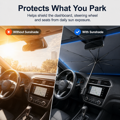 Foldable Windshield Sun Shade Umbrella