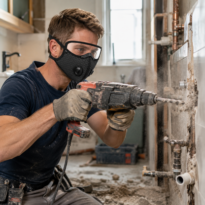 😷🚴‍♂️AirGuard Pro™ Carbon Filter Dust Mask | Breathable • Reusable • Adjustable Protection