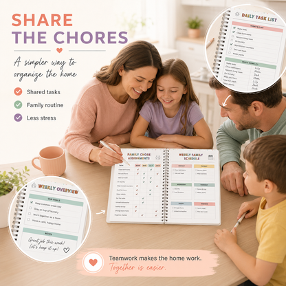 💥New Arrival | Cleaning Planner Spiral Bound Notebook