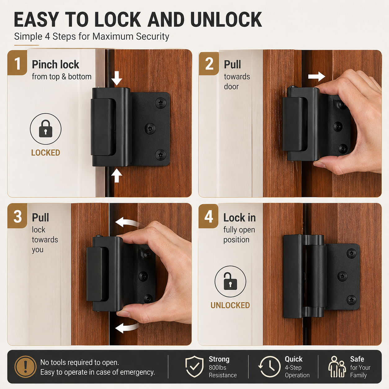 💥New Arrival | Home Security Door Lock