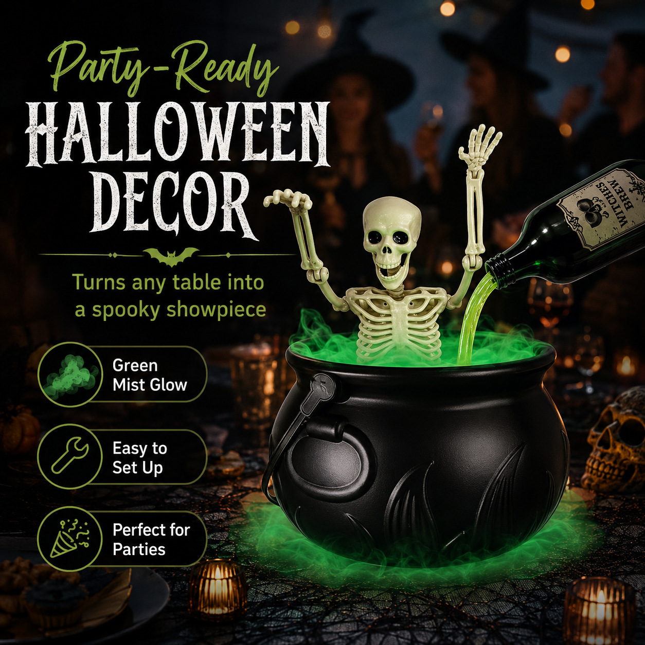 💥New Arrival | Skeleton Potion Witches Cauldrons