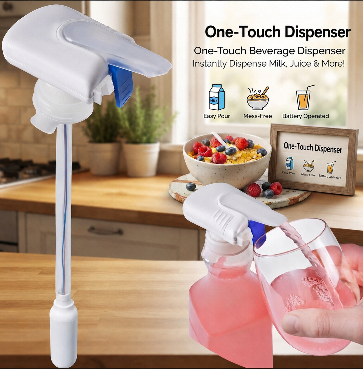 🔥 Hot Sale | Automatic Drink Dispenser for Fridge