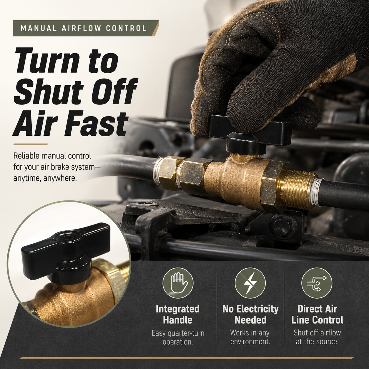 🔥 Hot Sale | Truck Front Air Brake Cut Off Valve