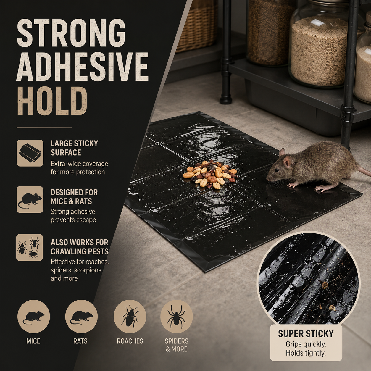 💥New Arrival | 47 Inch Ultra Large Sticky Mouse Glue Traps Sticky Rat