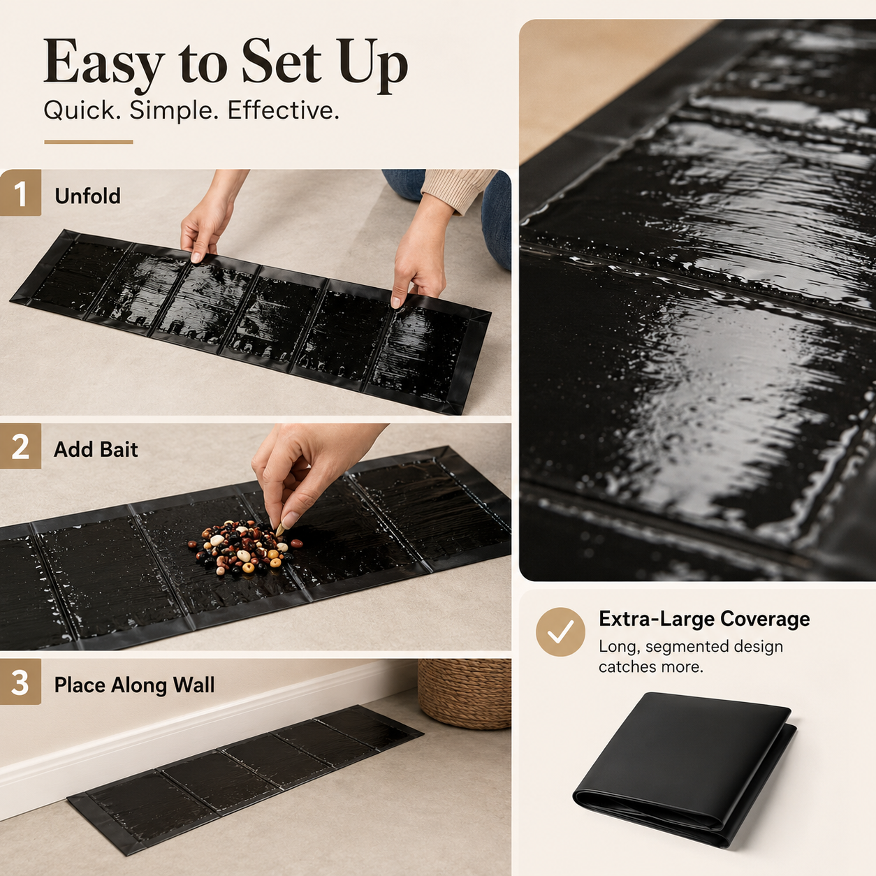 💥New Arrival | 47 Inch Ultra Large Sticky Mouse Glue Traps Sticky Rat