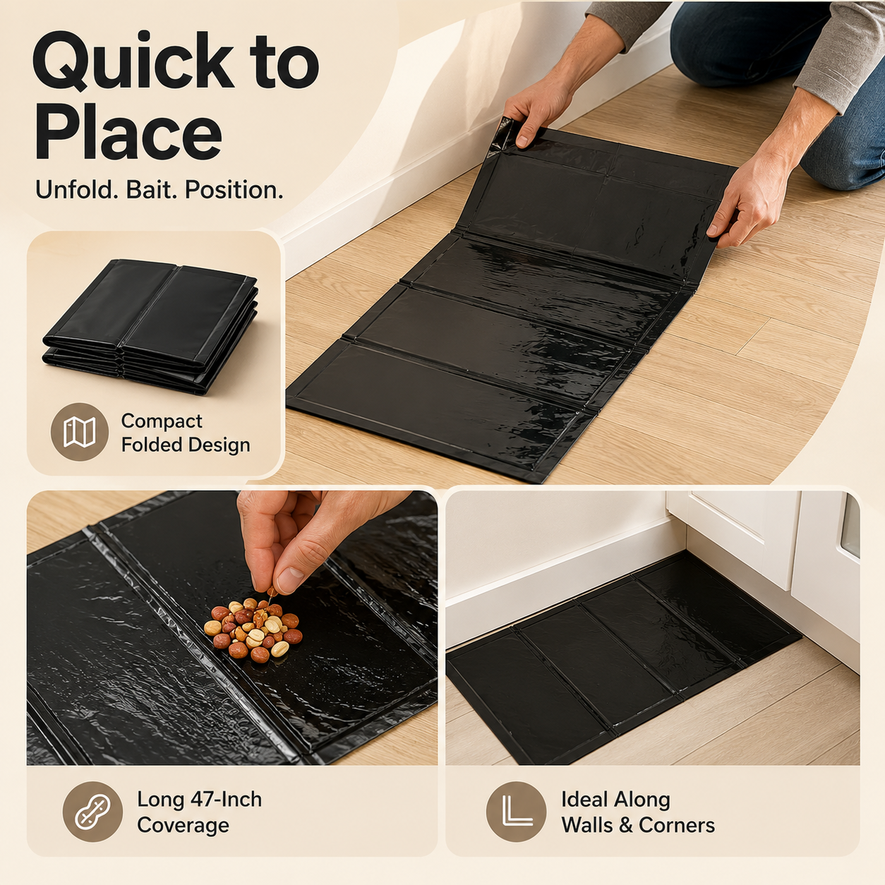 💥New Arrival | 47 Inch Ultra Large Sticky Mouse Glue Traps Sticky Rat