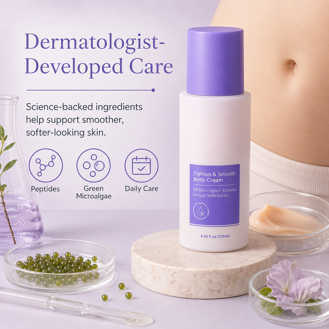 🔥 Best Seller | Tightening & Smoothing Belly Cream