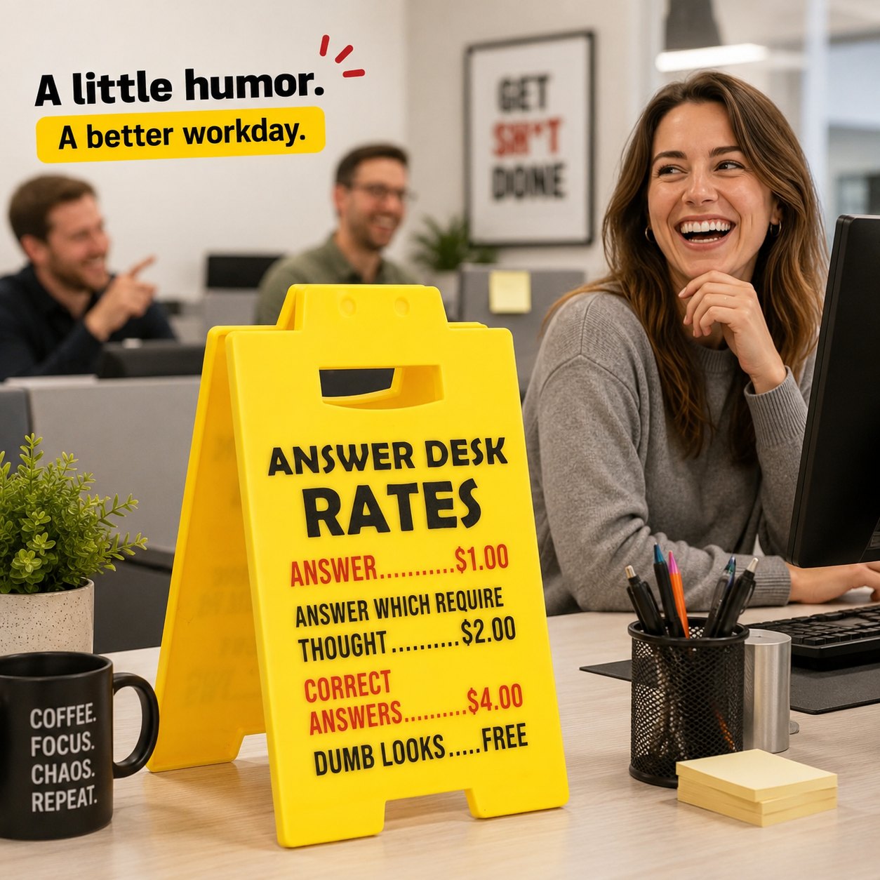💥New Arrival 🎁Answer Desk Rates Sign