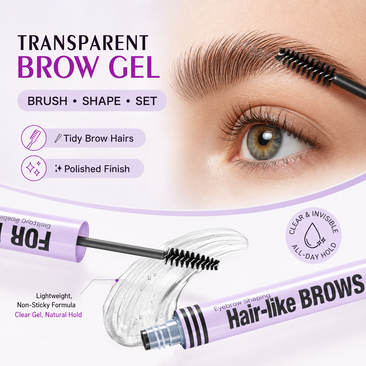 🔥 Hot Sale | Waterproof 2-in-1 Micro-Fork Eyebrow Pen & Setting Gel