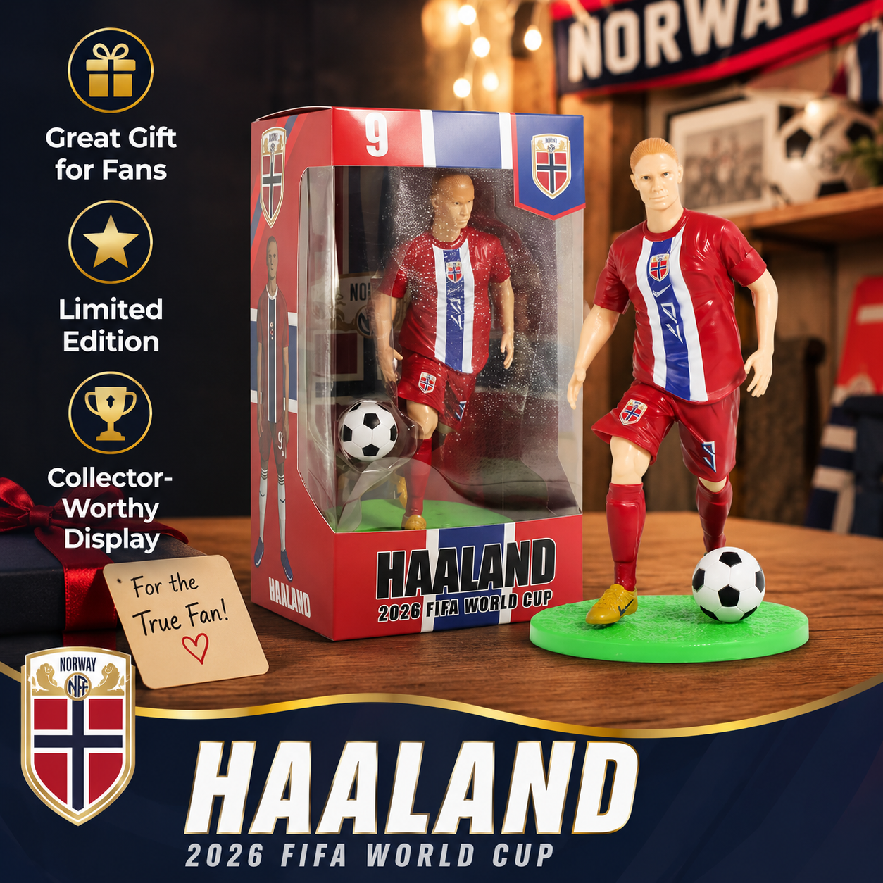 💥New Arrival  Norway World Cup 2026 Limited Edition Action Figure