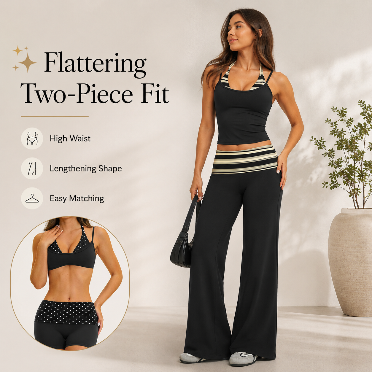 💥New Arrival | Women's 2-Piece Casual Athletic Set Ultra-stretchy