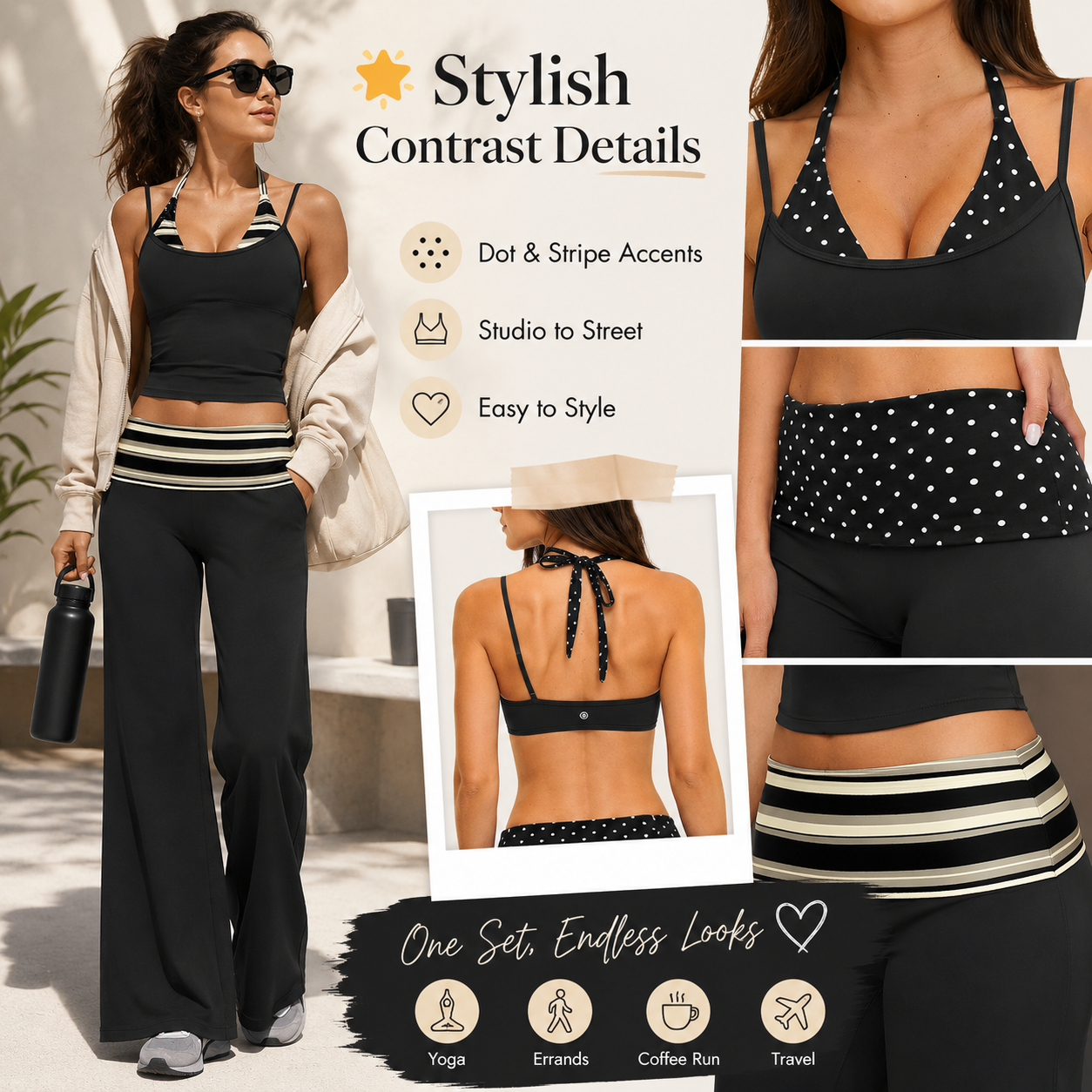 💥New Arrival | Women's 2-Piece Casual Athletic Set Ultra-stretchy