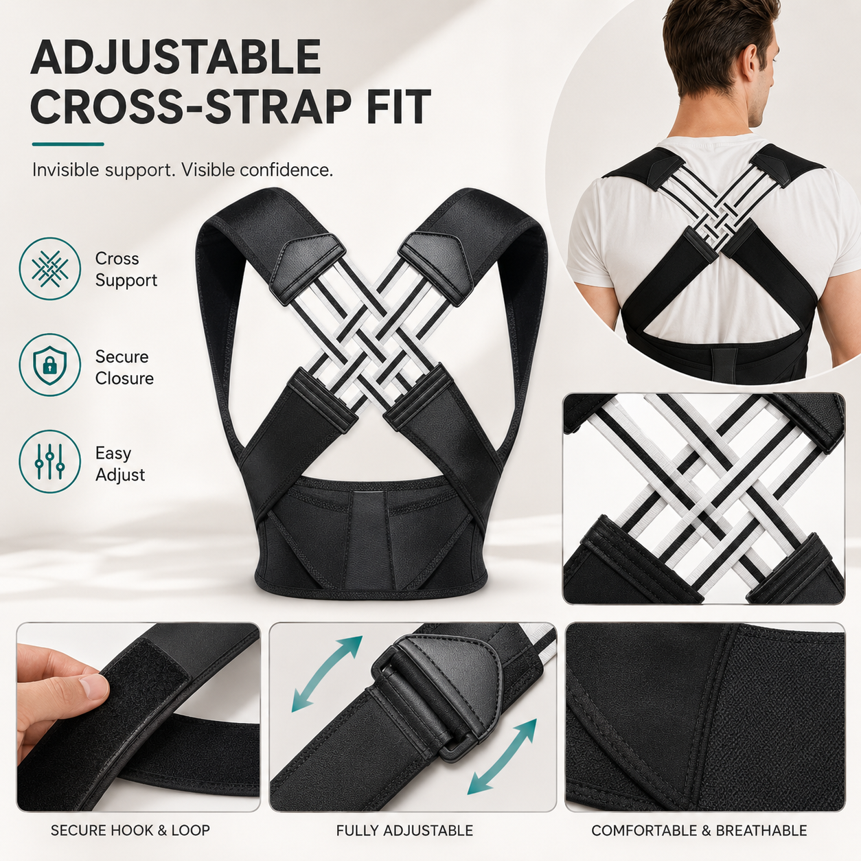 🔥 Hot Sale | Corrector Postural con Tecnología