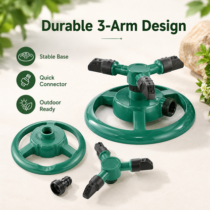 🔥 Hot Sale | 360 Degree Rotating Lawn Sprinkler