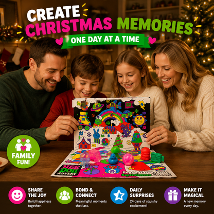 🎄 24-Day Squishy Advent Calendar – A New Surprise Every Day 🎁