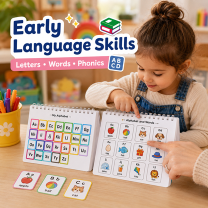 🔥Montessori Busy Book 30 Activities for Kids, Interactive Learning Activities