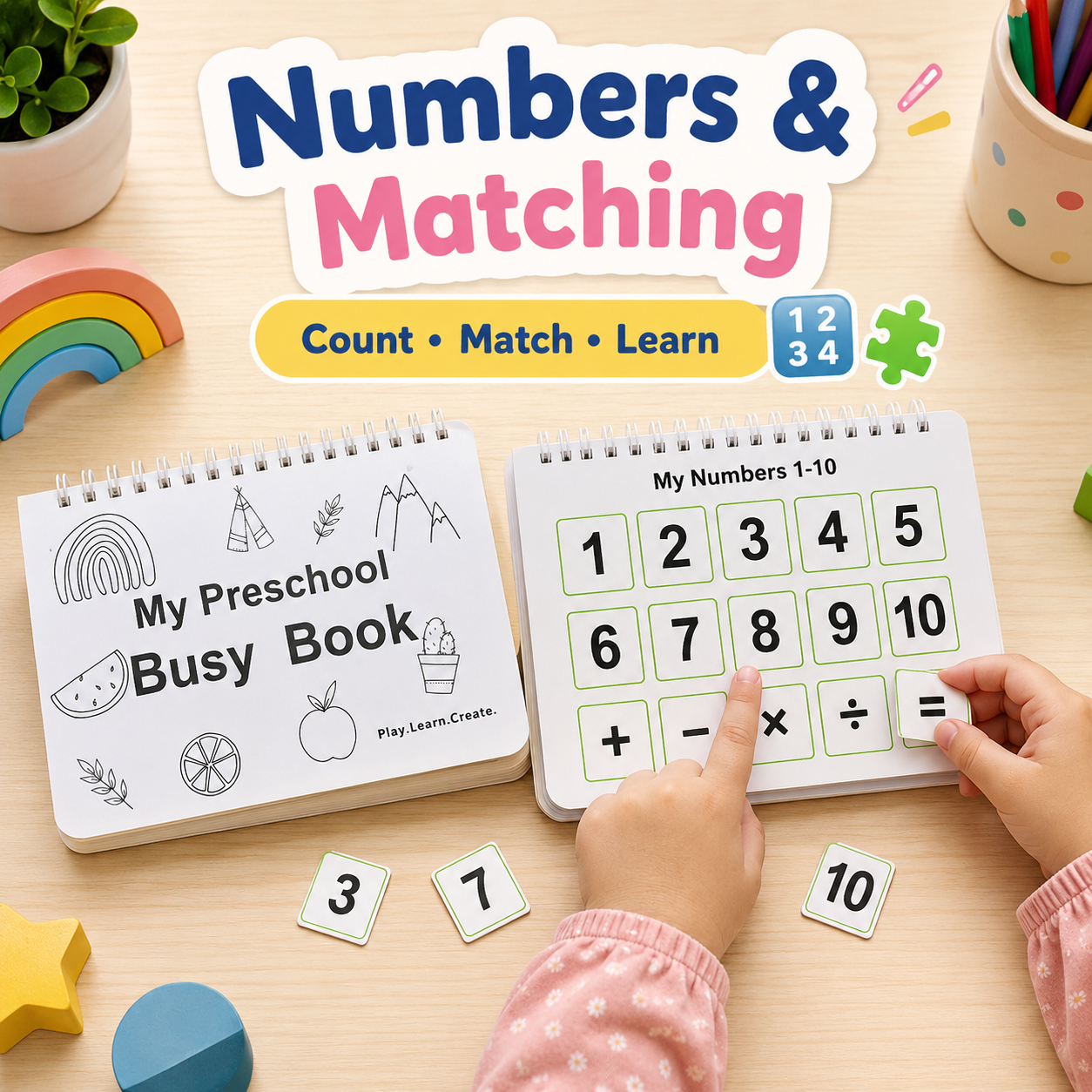 🔥Montessori Busy Book 30 Activities for Kids, Interactive Learning Activities