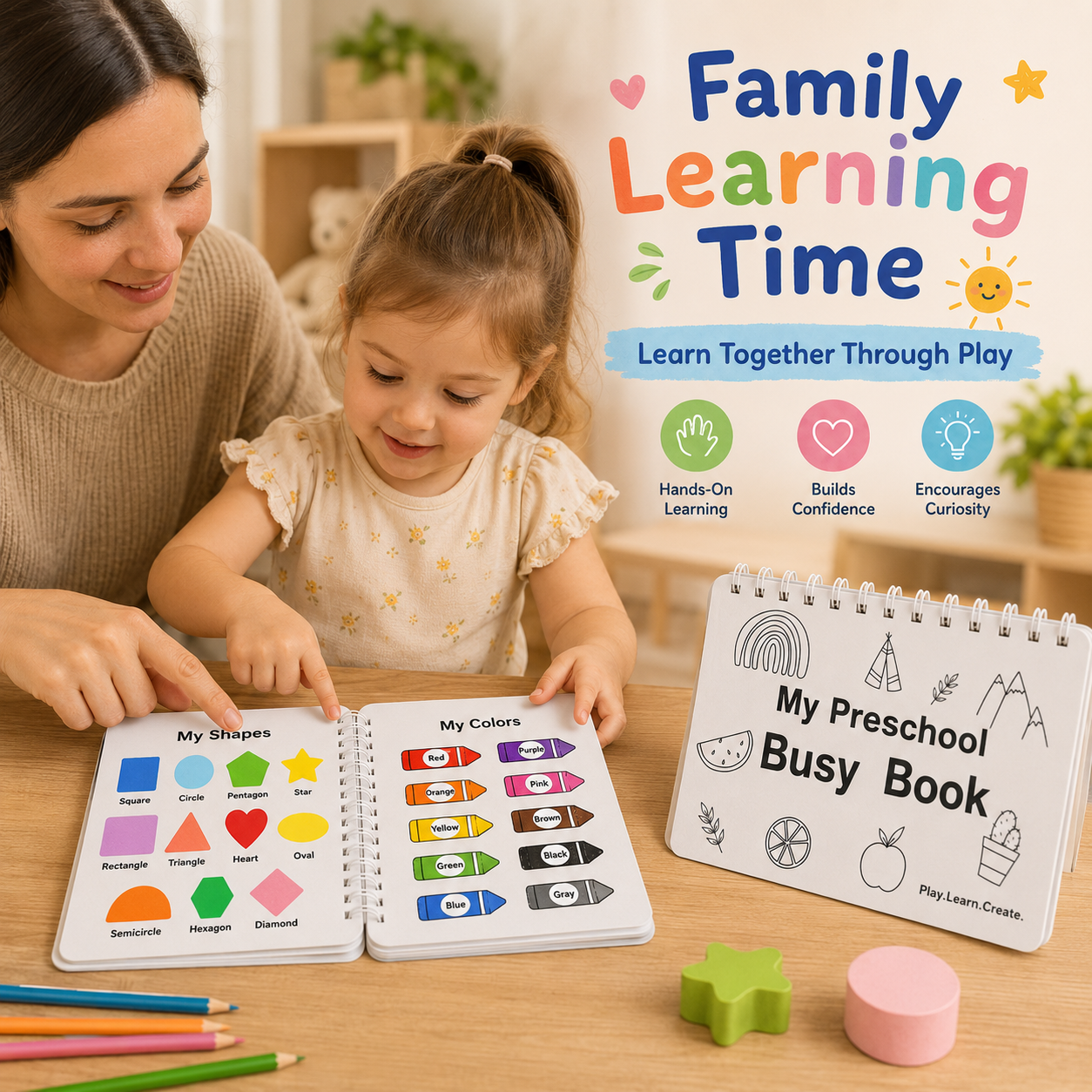 🔥Montessori Busy Book 30 Activities for Kids, Interactive Learning Activities