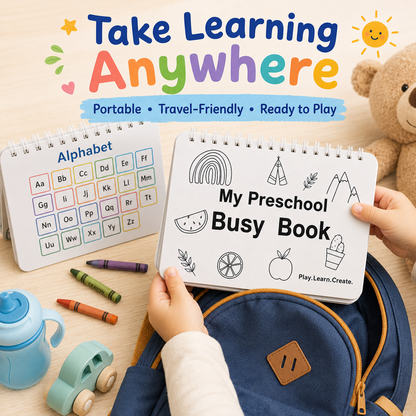 🔥Montessori Busy Book 30 Activities for Kids, Interactive Learning Activities