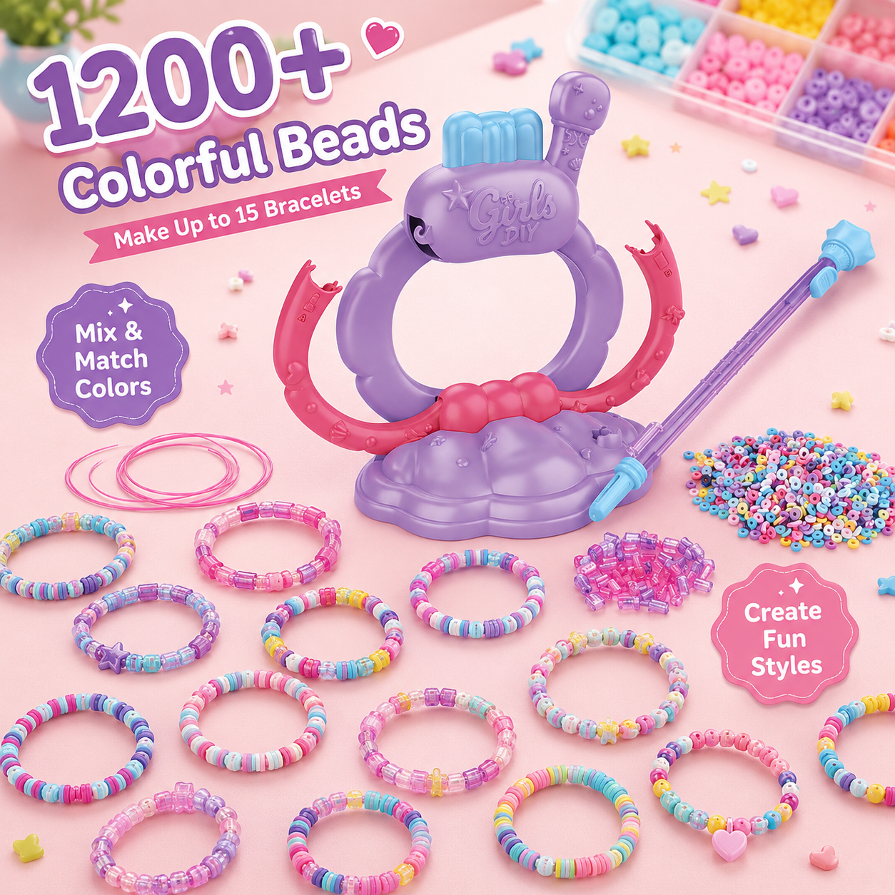 🔥Bestseller｜Bracelet Maker with Bead Accessory Pack