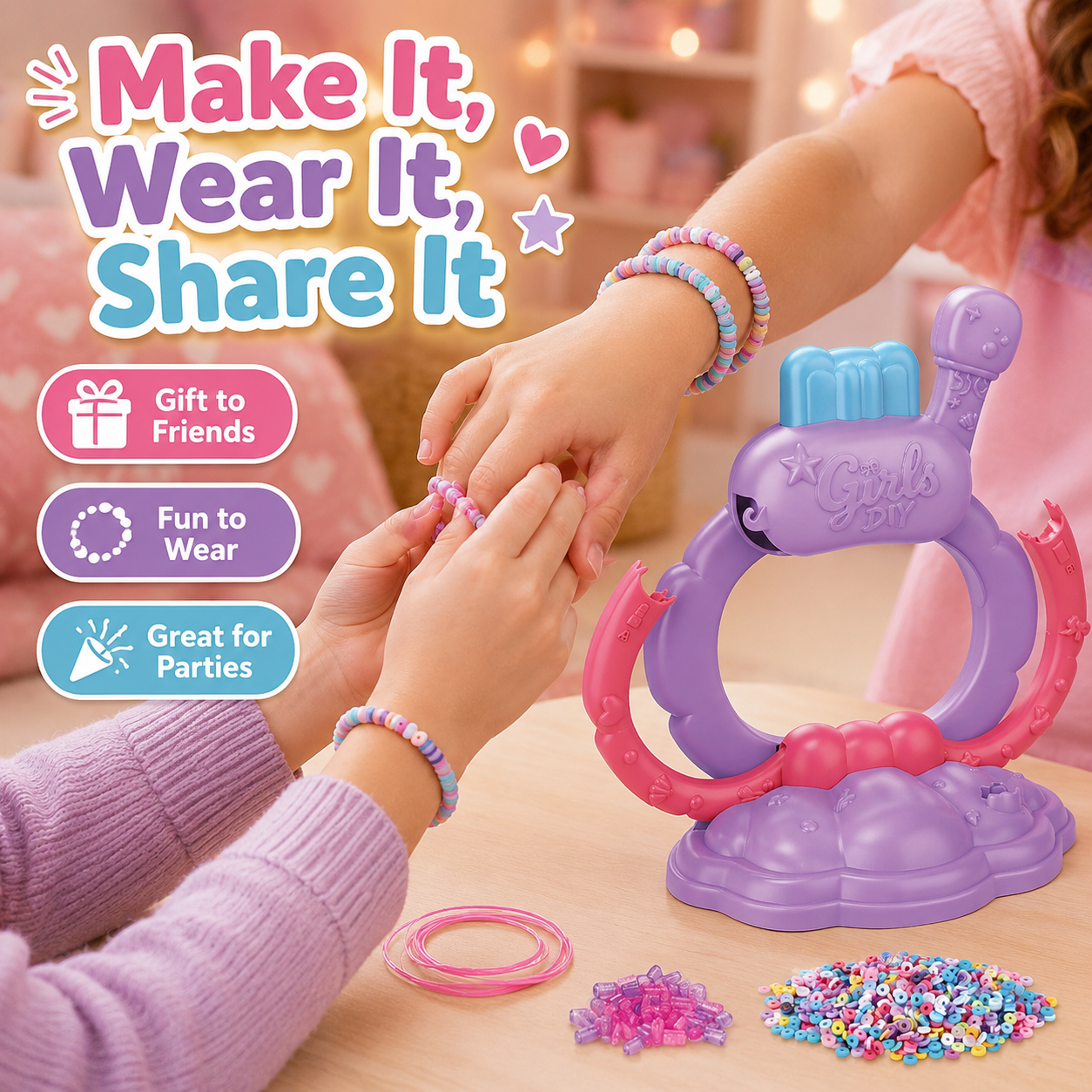 🔥Bestseller｜Bracelet Maker with Bead Accessory Pack