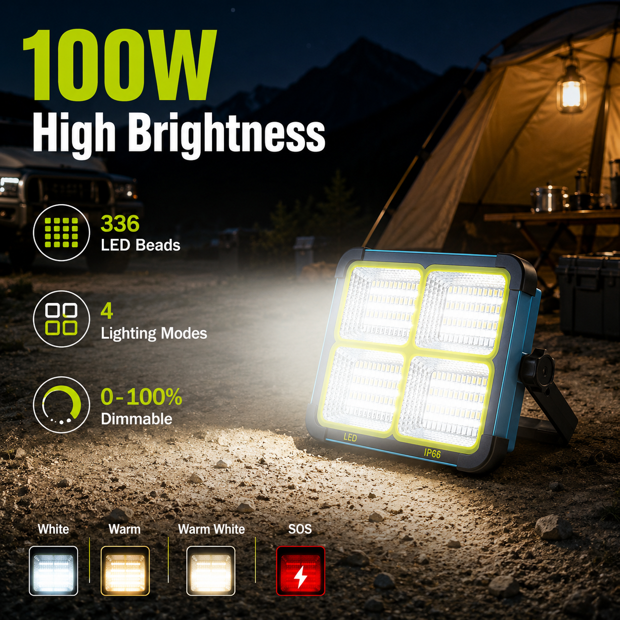 🔥 Hot Sale | Solar Rechargeable LED Work Light