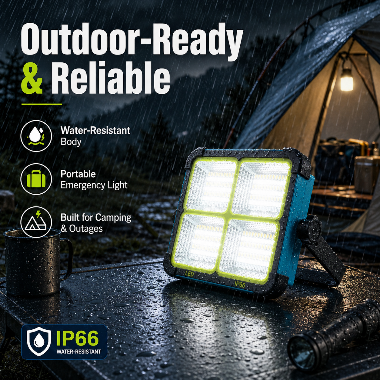 🔥 Hot Sale | Solar Rechargeable LED Work Light