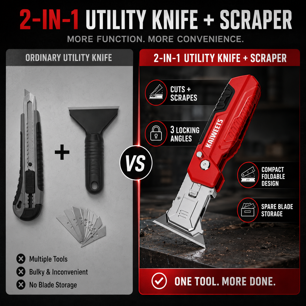 💥New Launch | 2-in-1 Utility Knife Scraper