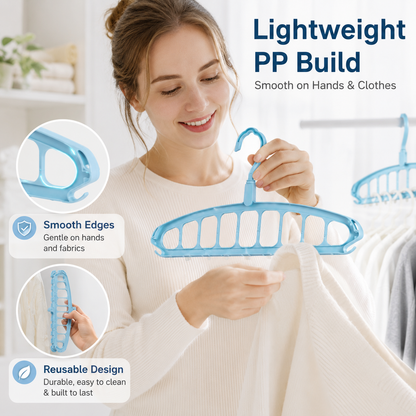 🔥 Hot Sale | 2pcs Folding Rotatable Clothes Drying Rack with Anti-Slip Design