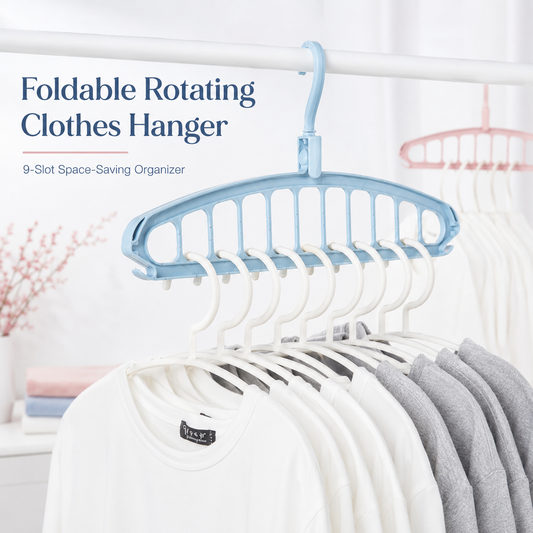 🔥 Hot Sale | 2pcs Folding Rotatable Clothes Drying Rack with Anti-Slip Design