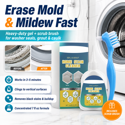 Heavy-Duty Mold Remover Gel with Scrub Brush