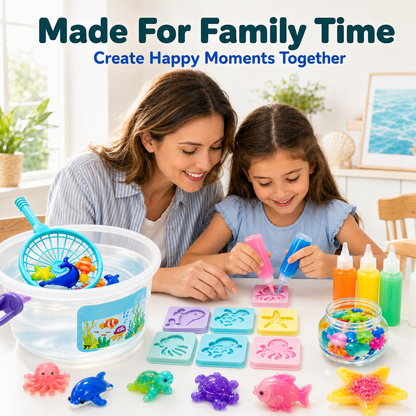 🔥 LAST DAY 50% OFF-🌊 Magic Water Sea Animal DIY Kit – Create, Dip & Watch It Come Alive