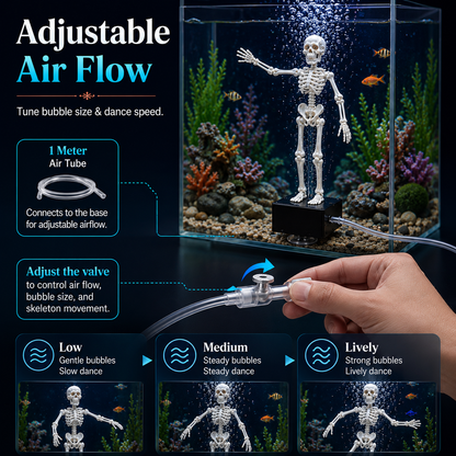 🔥 LAST DAY 50% OFF-🌊Dancing Skeleton Aquarium Bubbler