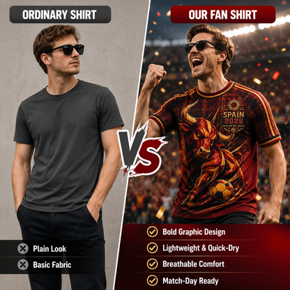 💥New Launch 🔥2026 Spain Theme T-Shirt