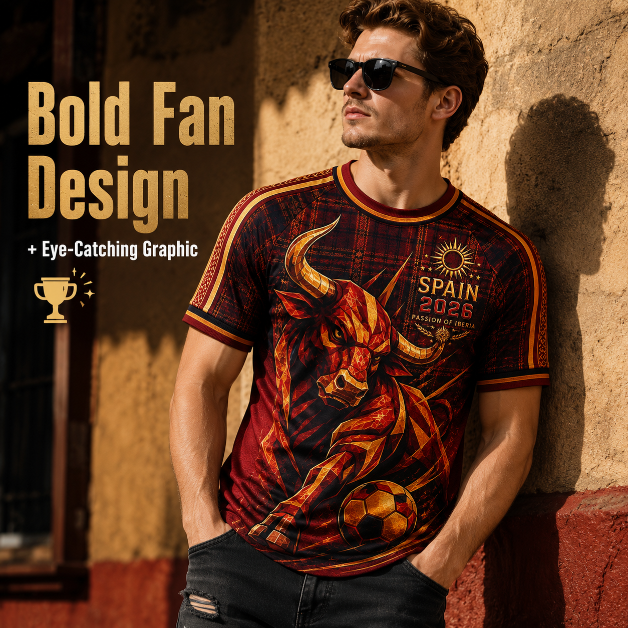 💥New Launch 🔥2026 Spain Theme T-Shirt