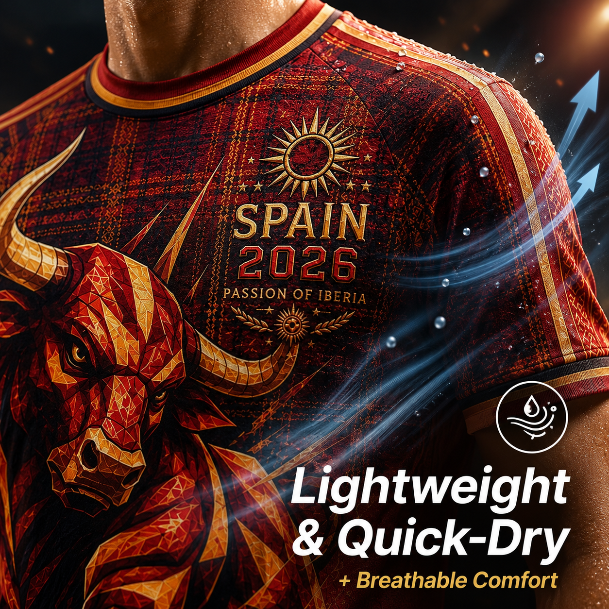 💥New Launch 🔥2026 Spain Theme T-Shirt